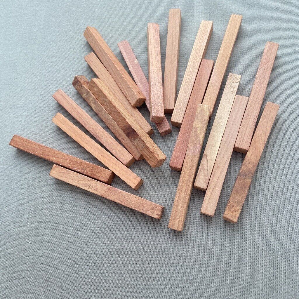 無印良品　レッドシダーブロック