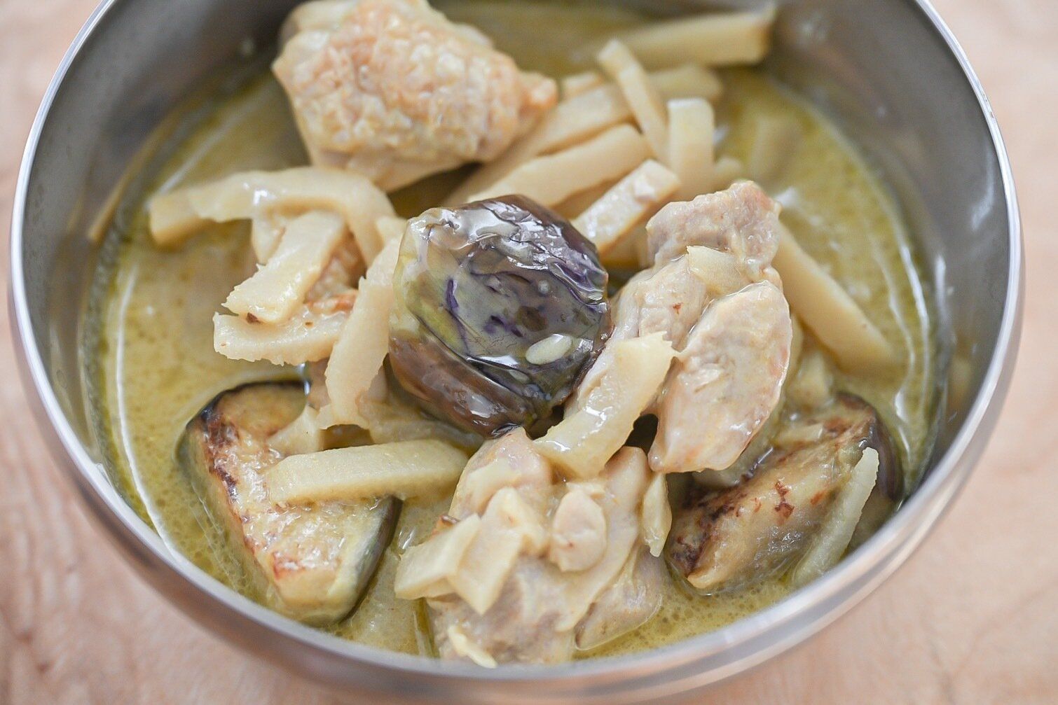 完成したグリーンカレー