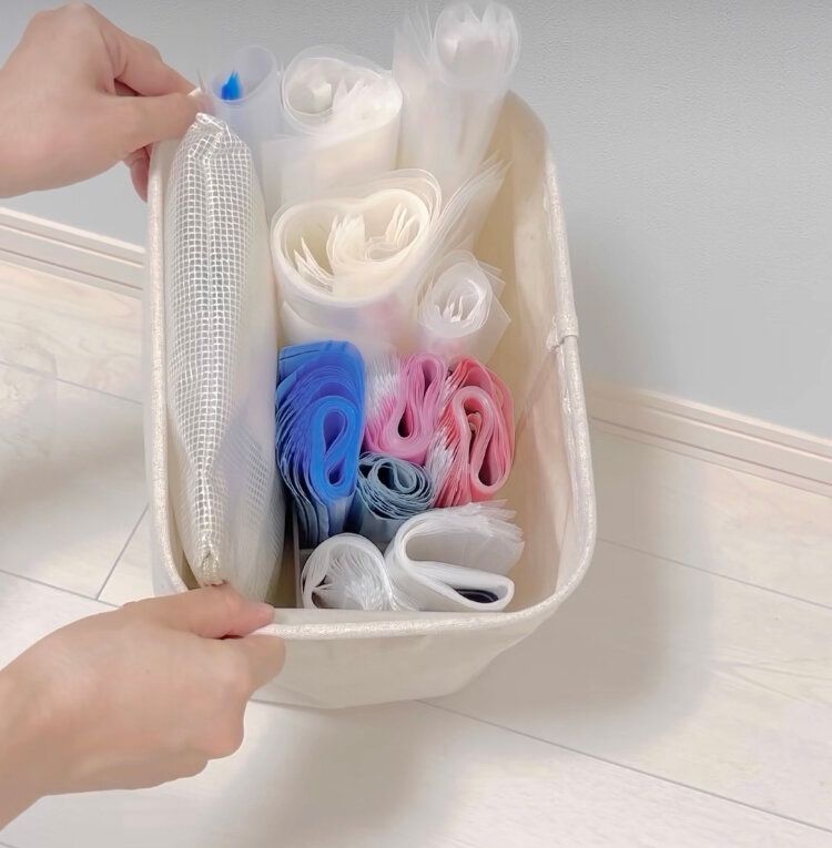 ジップロック収納