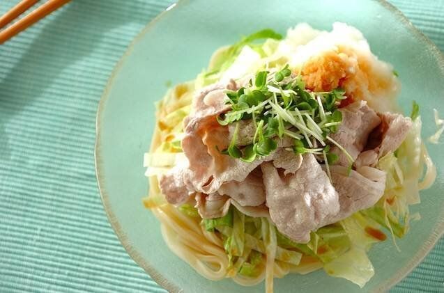 さっぱり！おろし冷えしゃぶうどん