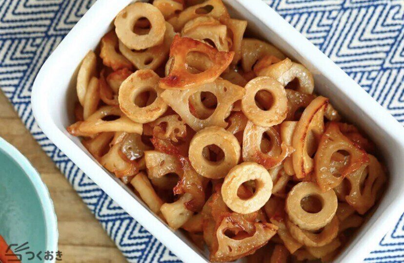 れんこんとちくわのポン酢きんぴら