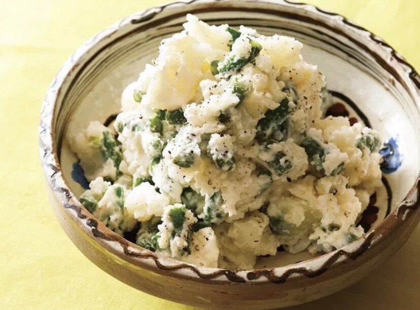 旬野菜もゆでて夏バージョン♪さやいんげん入りポテトサラダ