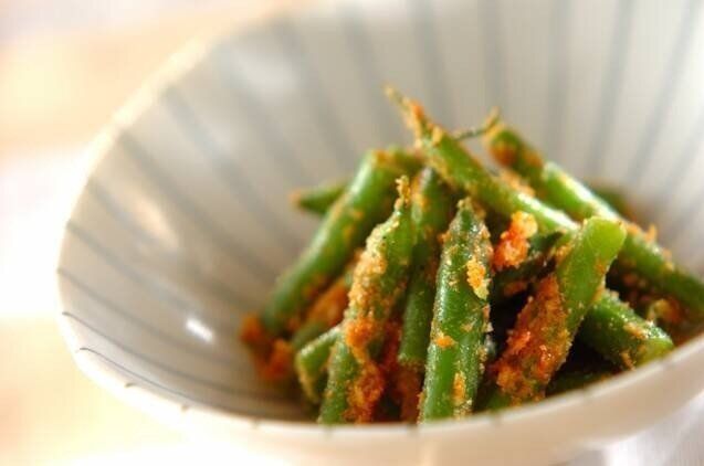 インゲンのエビ和え