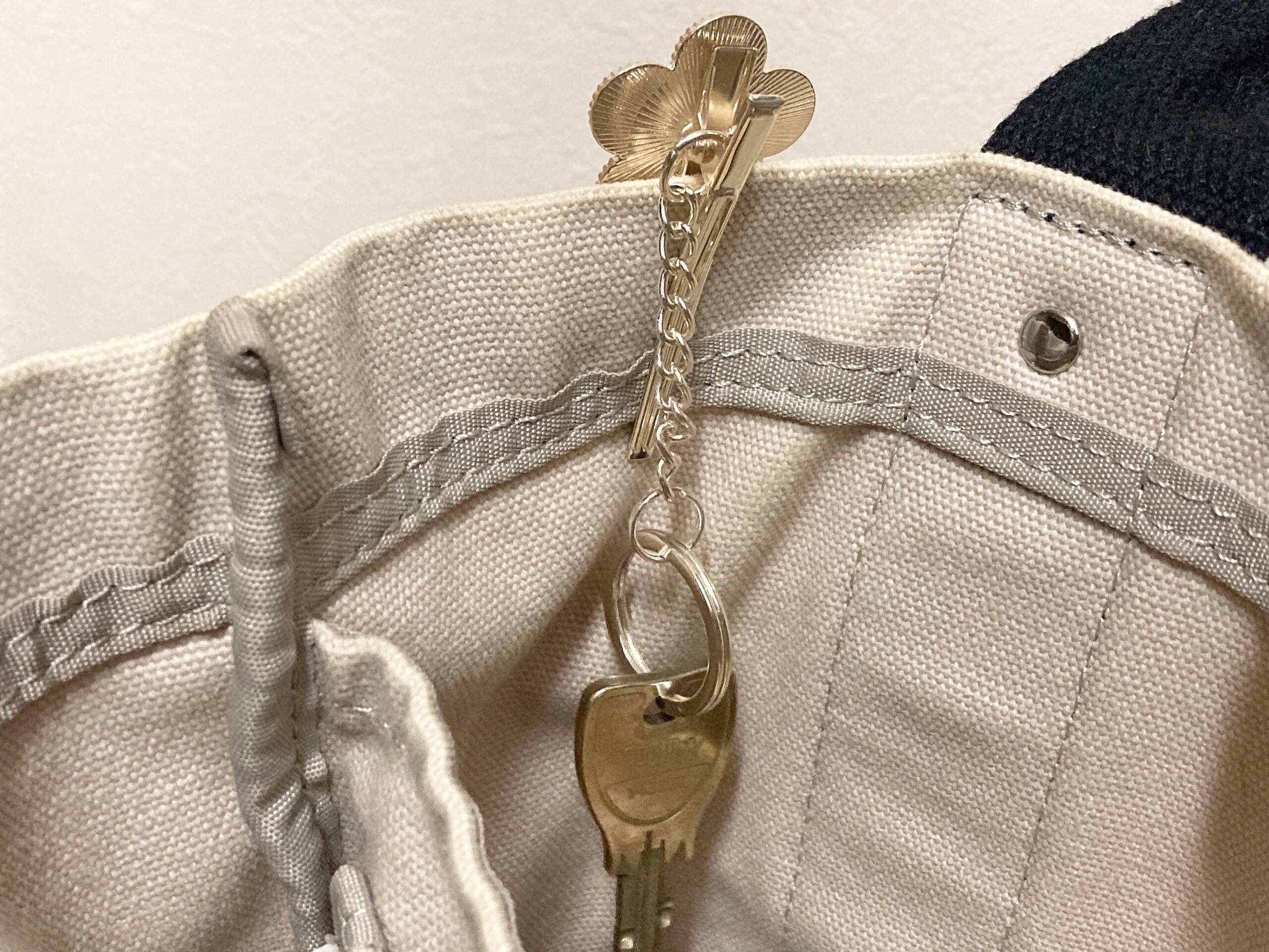 セリアキークリップマーブルフラワー