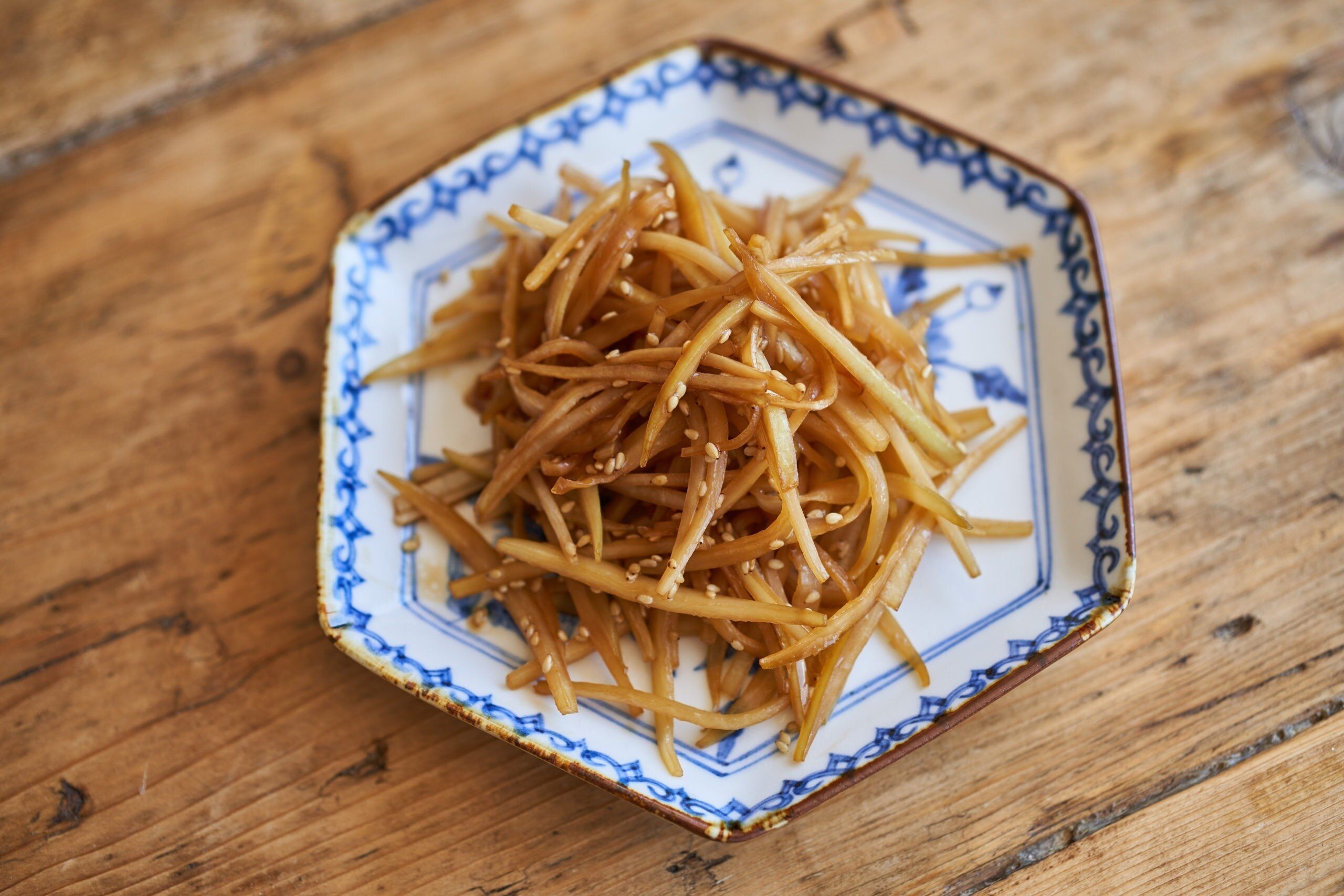 大根の皮のきんぴら