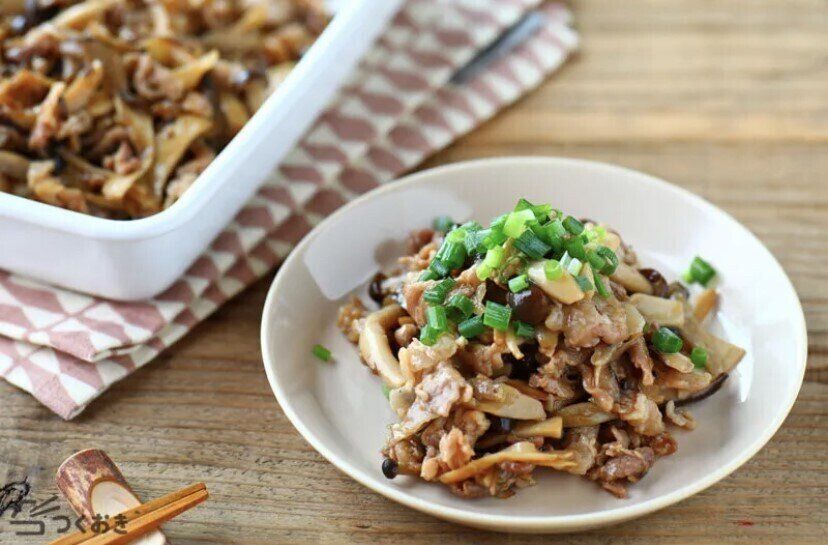 豚肉ときのこのオイスター炒め