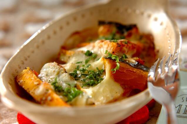 カボチャとユズの麹グラタン