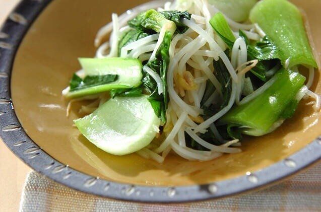 チンゲンサイの塩炒め