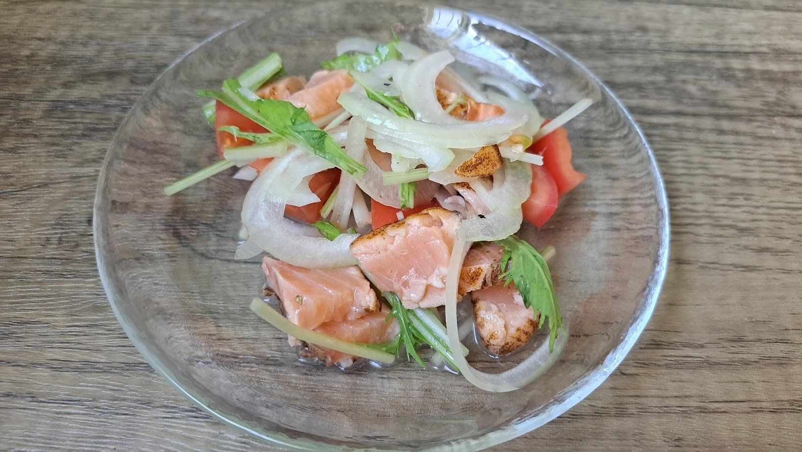 業務スーパー 炙りアトランティックサーモン カルパッチョ