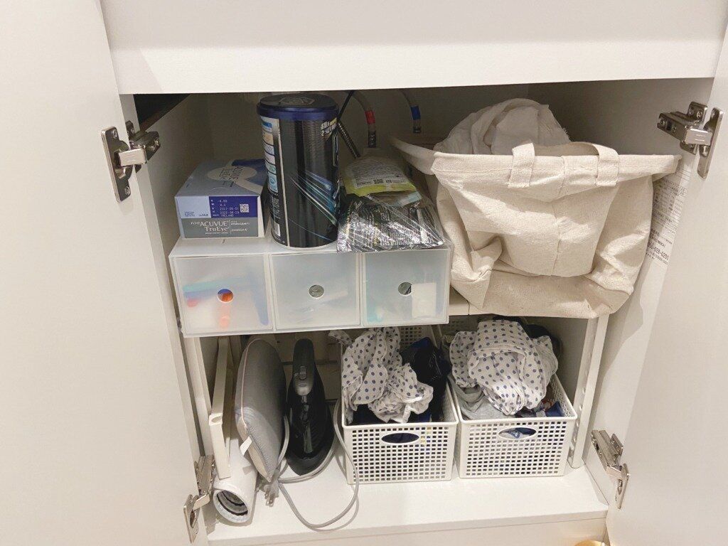 ポリプロピレン小物収納ボックス3段