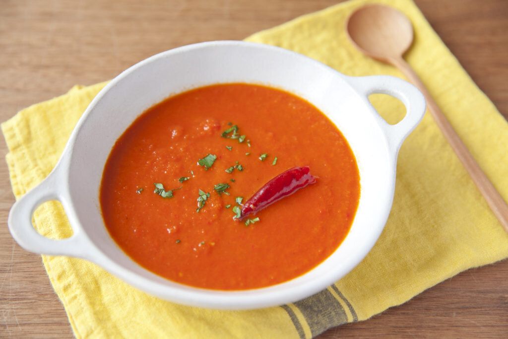 パプリカのスパイシースープ