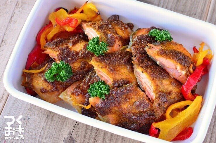 意外に好相性な組み合わせ。鮭のカレーセサミマヨ