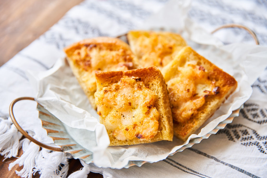 プリプリサクサク、えびトースト(えびパン)