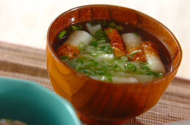 ちくわと長芋のスープ