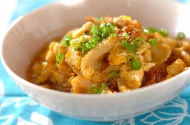 ちくわの卵とじ