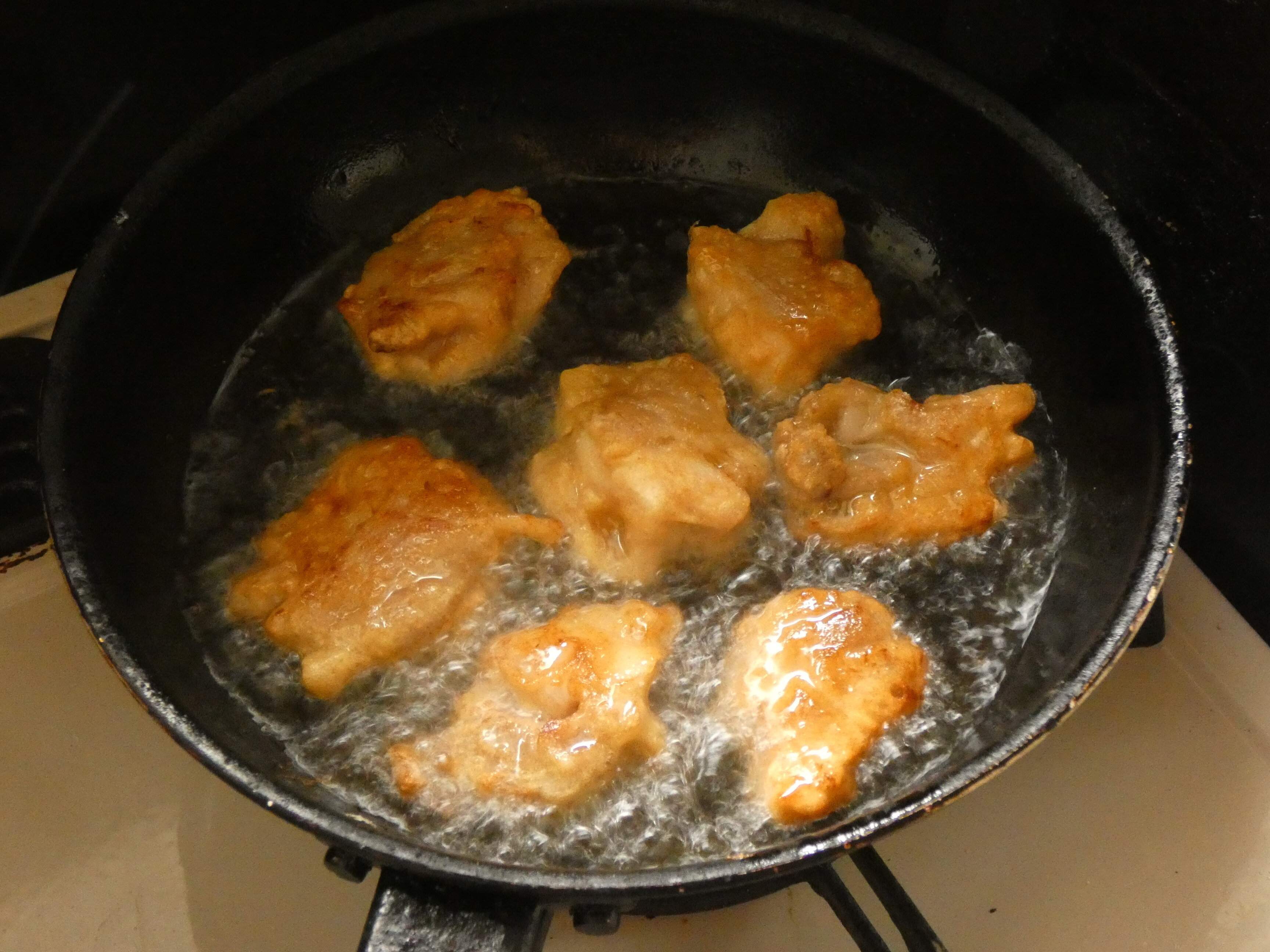 少量の油でカリッカリ