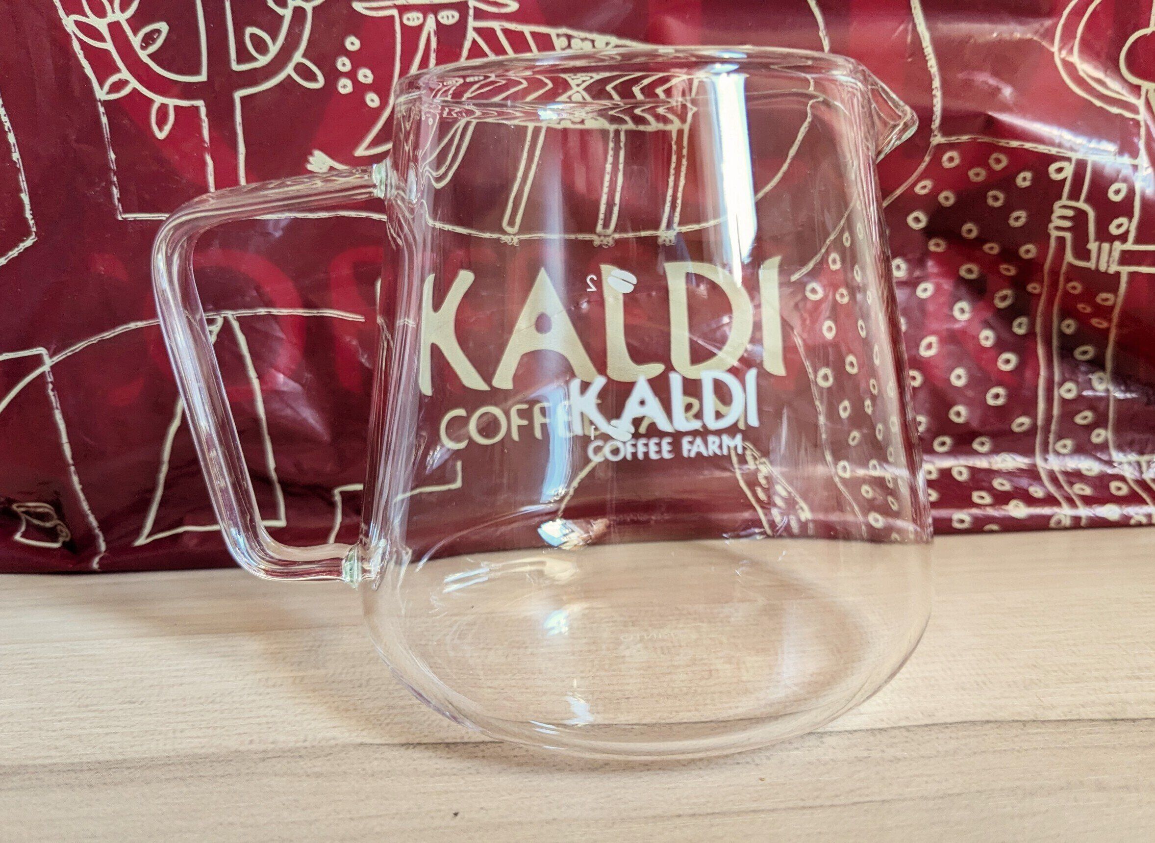 カルディオリジナル「グラスコーヒーサーバー 300ml」