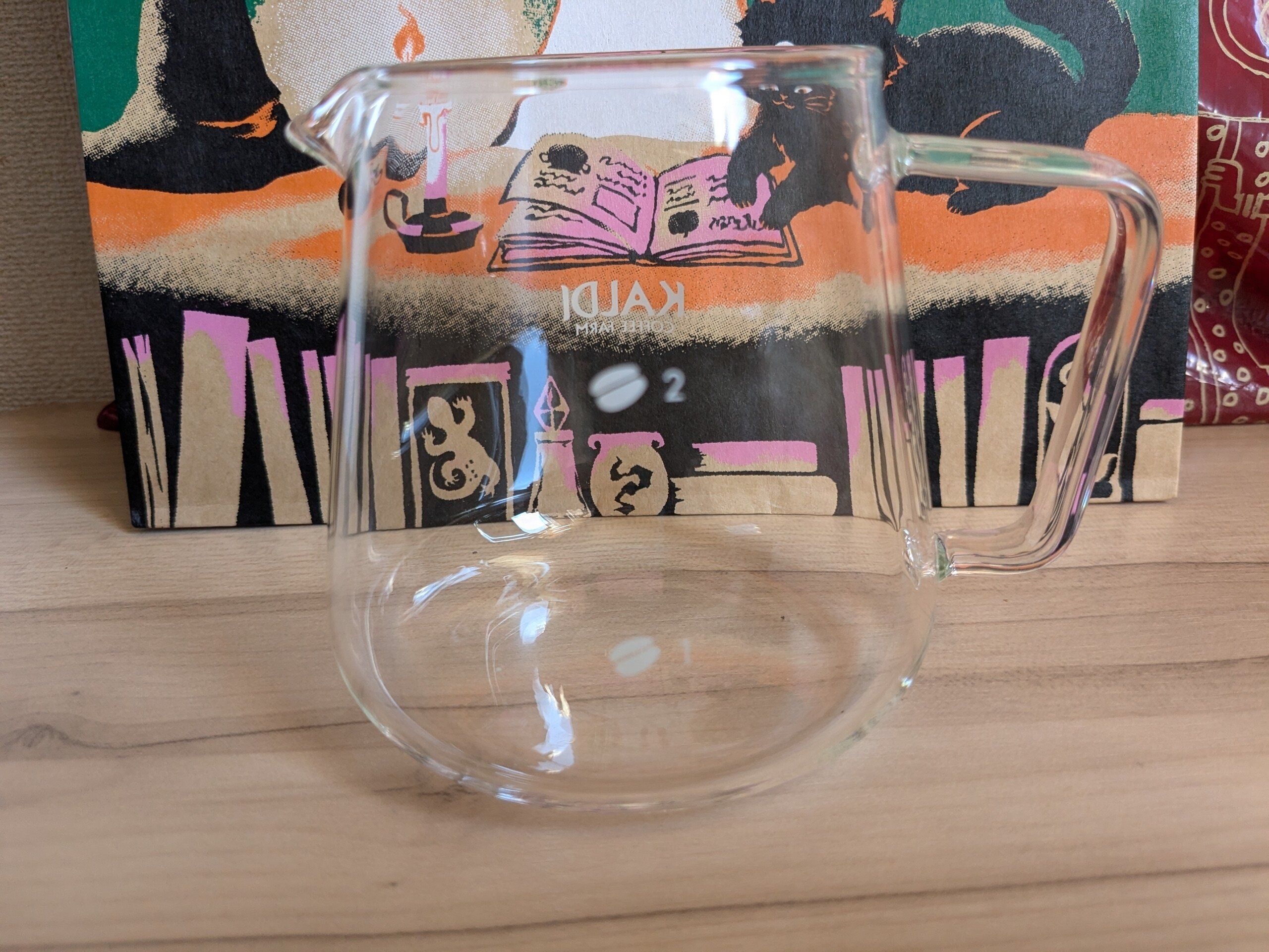 カルディオリジナル「グラスコーヒーサーバー 300ml」