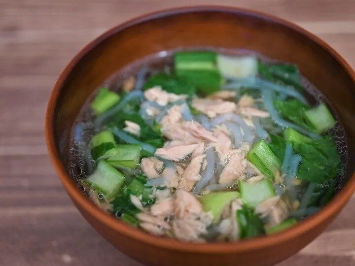 しらたきツナスープ