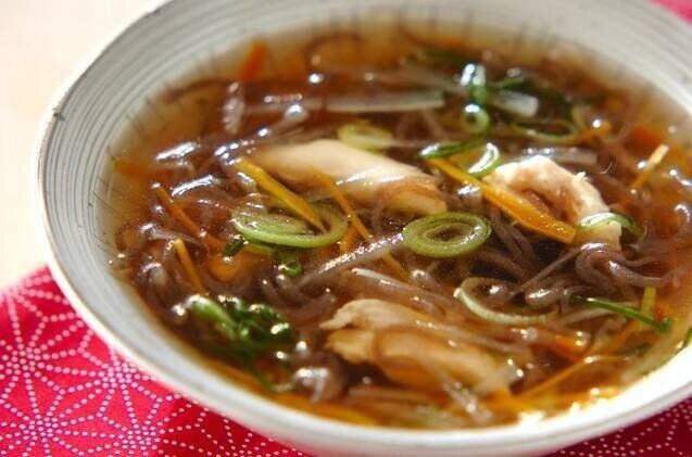 大根と糸コンニャクのスープ