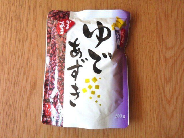 「ゆであずき」(税込167円)