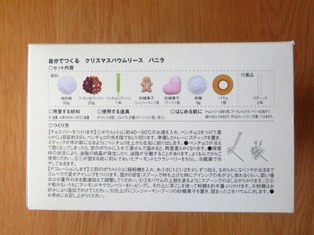箱の側面につくり方説明がある