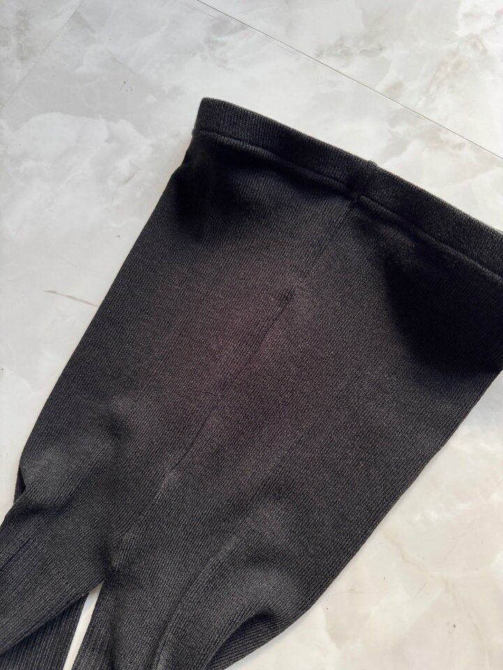 ヒートテックタイツ　ニットリブタイツ