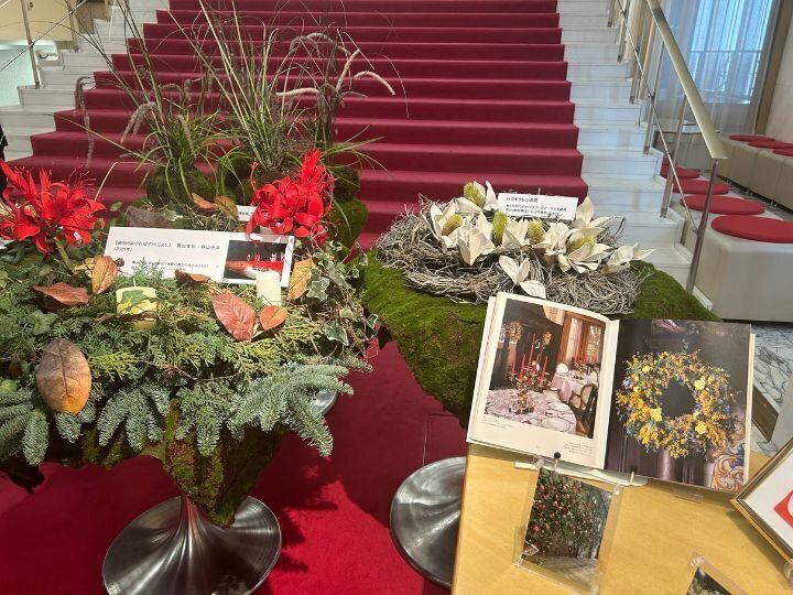 櫻井さんが手がけた舞台植栽の一部。近年は、舞台に適したサスティナブルな草、木、花の開発も手掛けている。