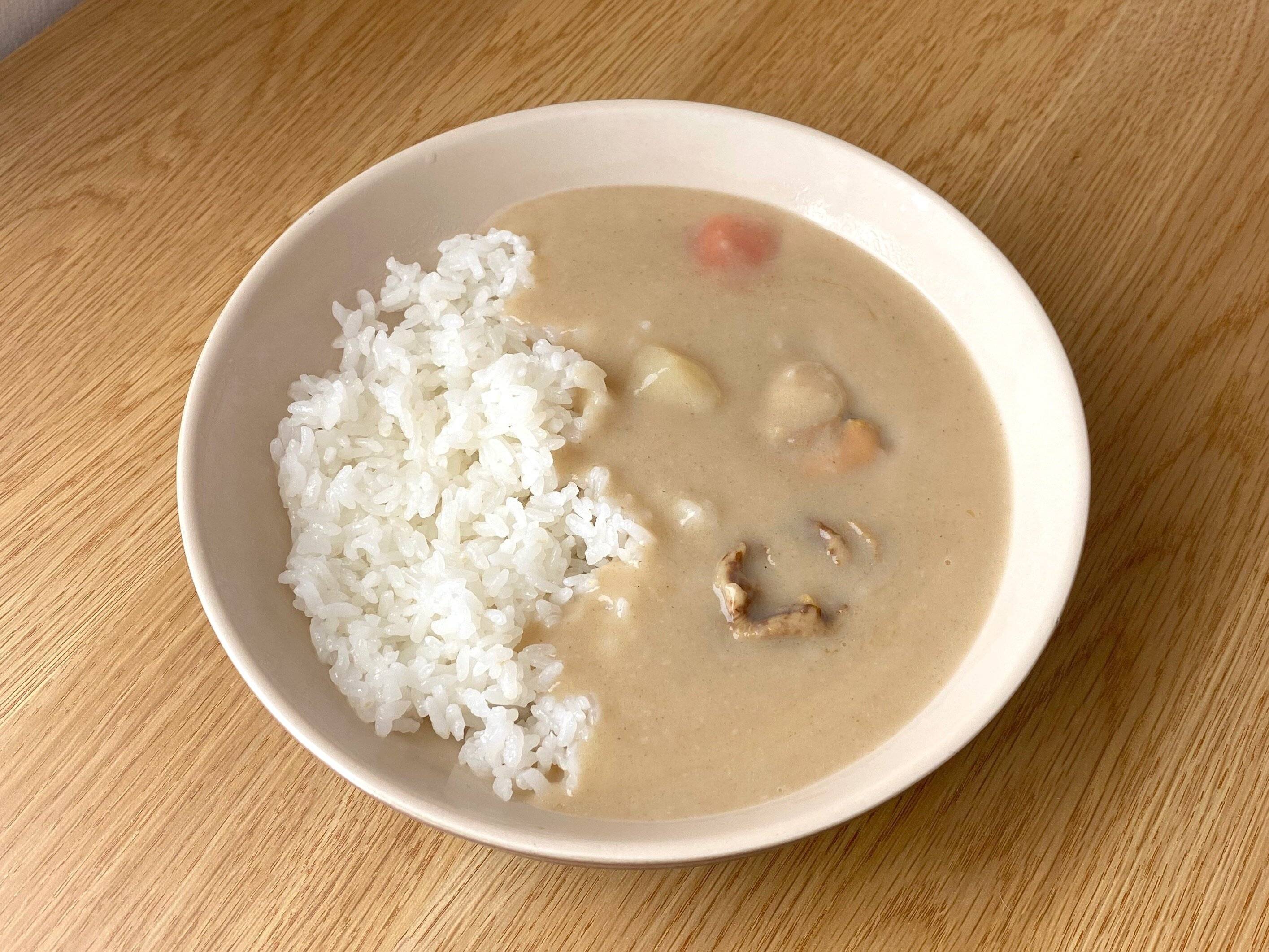 北海道産帆立のホワイトカレー