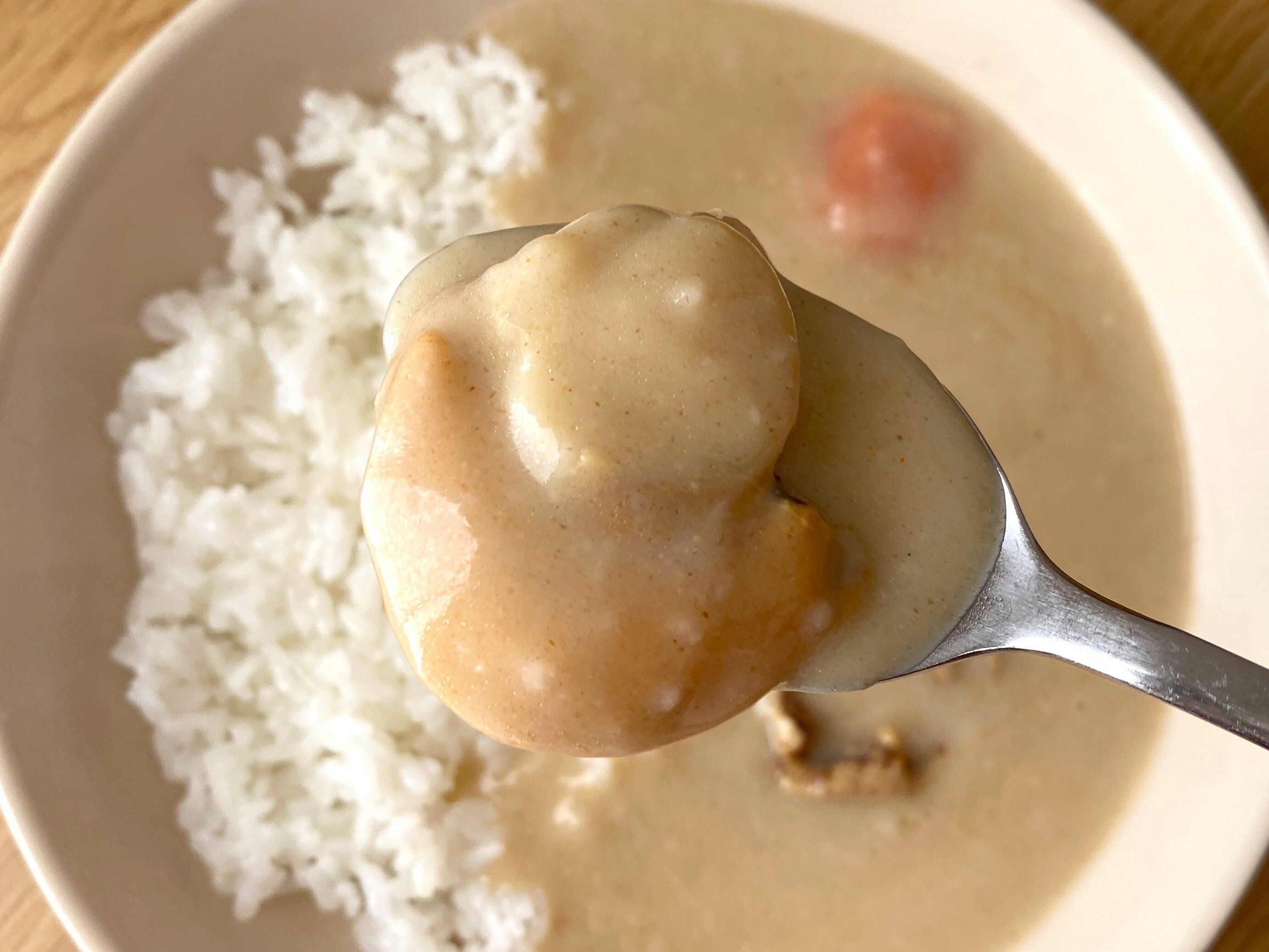 北海道産帆立のホワイトカレー