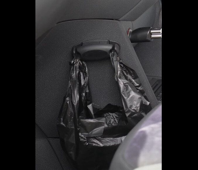 【セリア】存在感なくせる！ポリ袋フック