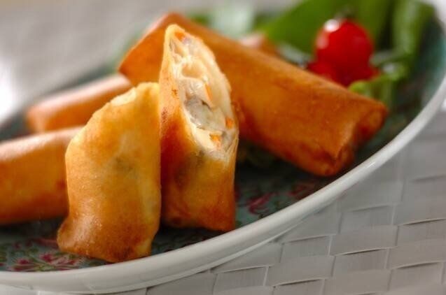 中華風クリーミー春巻き(春巻きの皮)