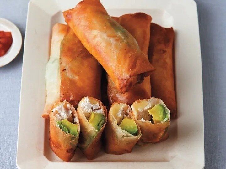 めかじきとアボカドのチーズ春巻き(春巻きの皮)