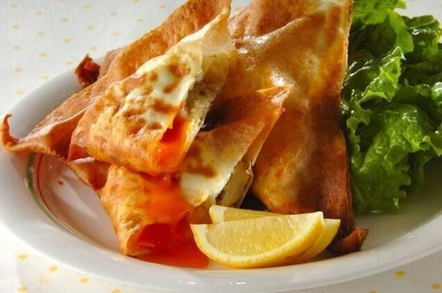 半熟卵とツナポテトのサクサク春巻き(春巻きの皮)