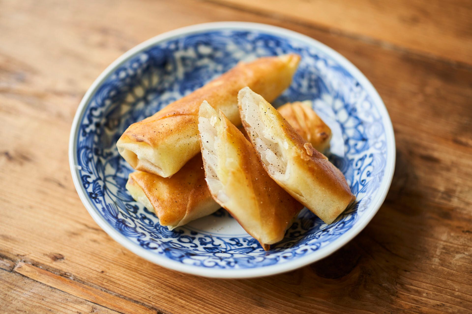 新玉ねぎの春巻き