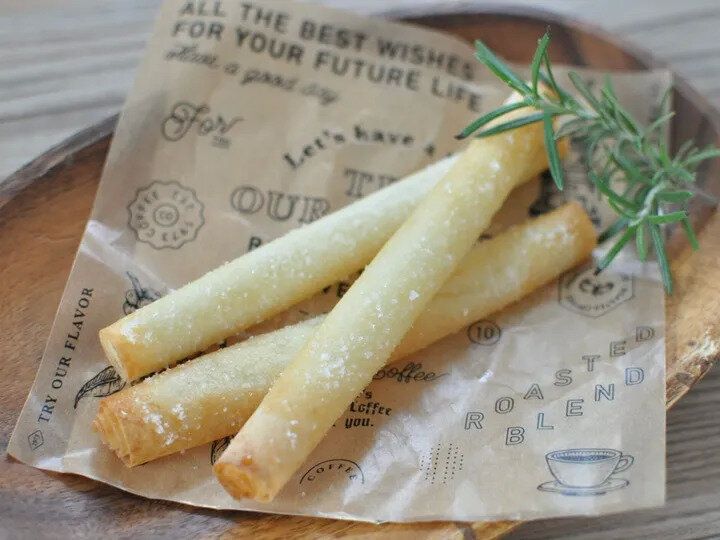 春巻きの皮スティックシュガー