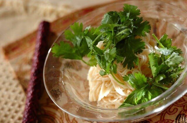 明太子のエスニック素麺
