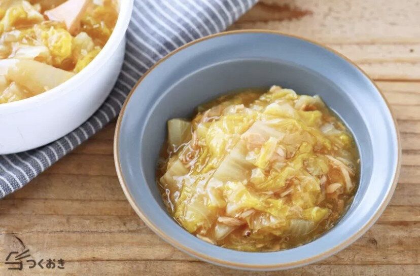 白菜とツナのとろとろ煮