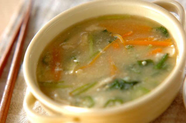 山芋を使った味噌汁・スープのレシピ