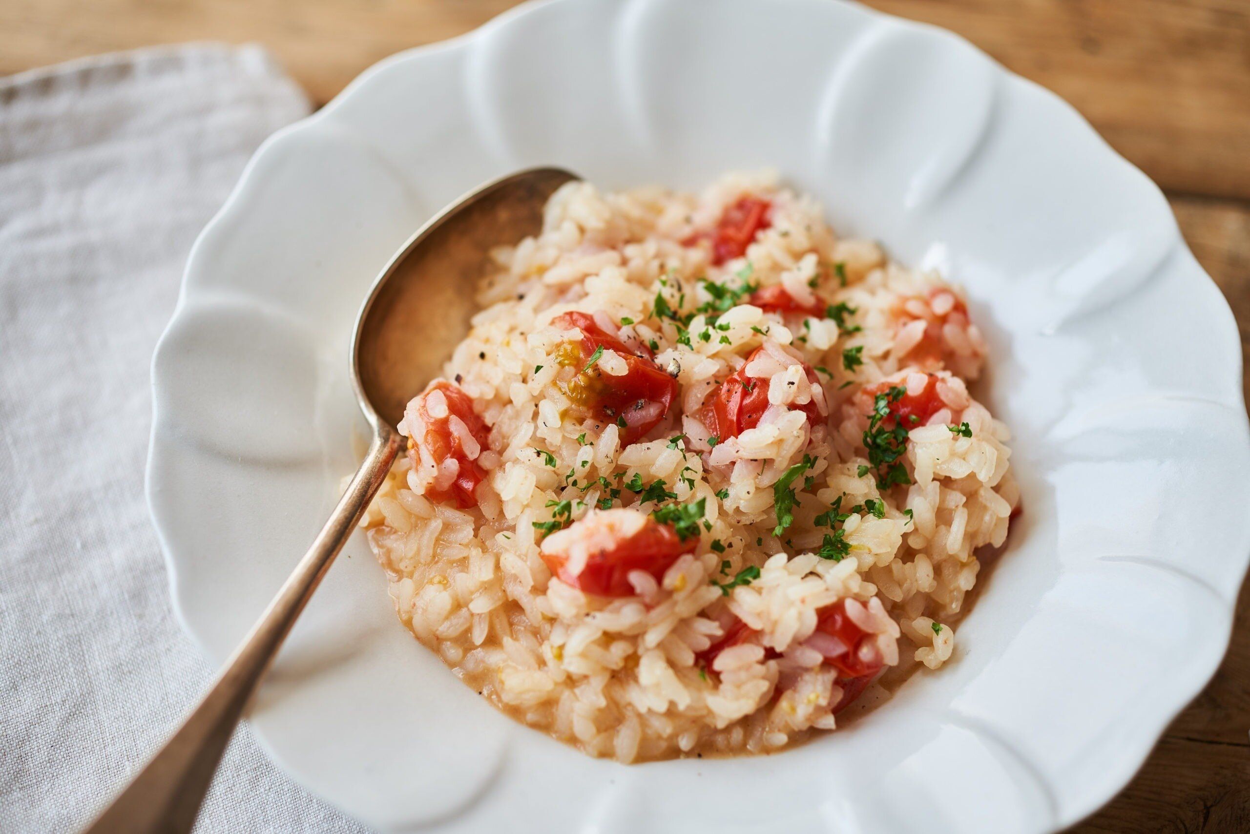 トマトのチーズリゾット