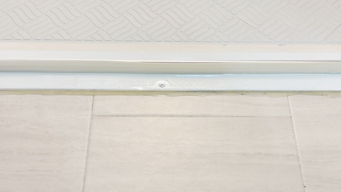 貼り終わった様子