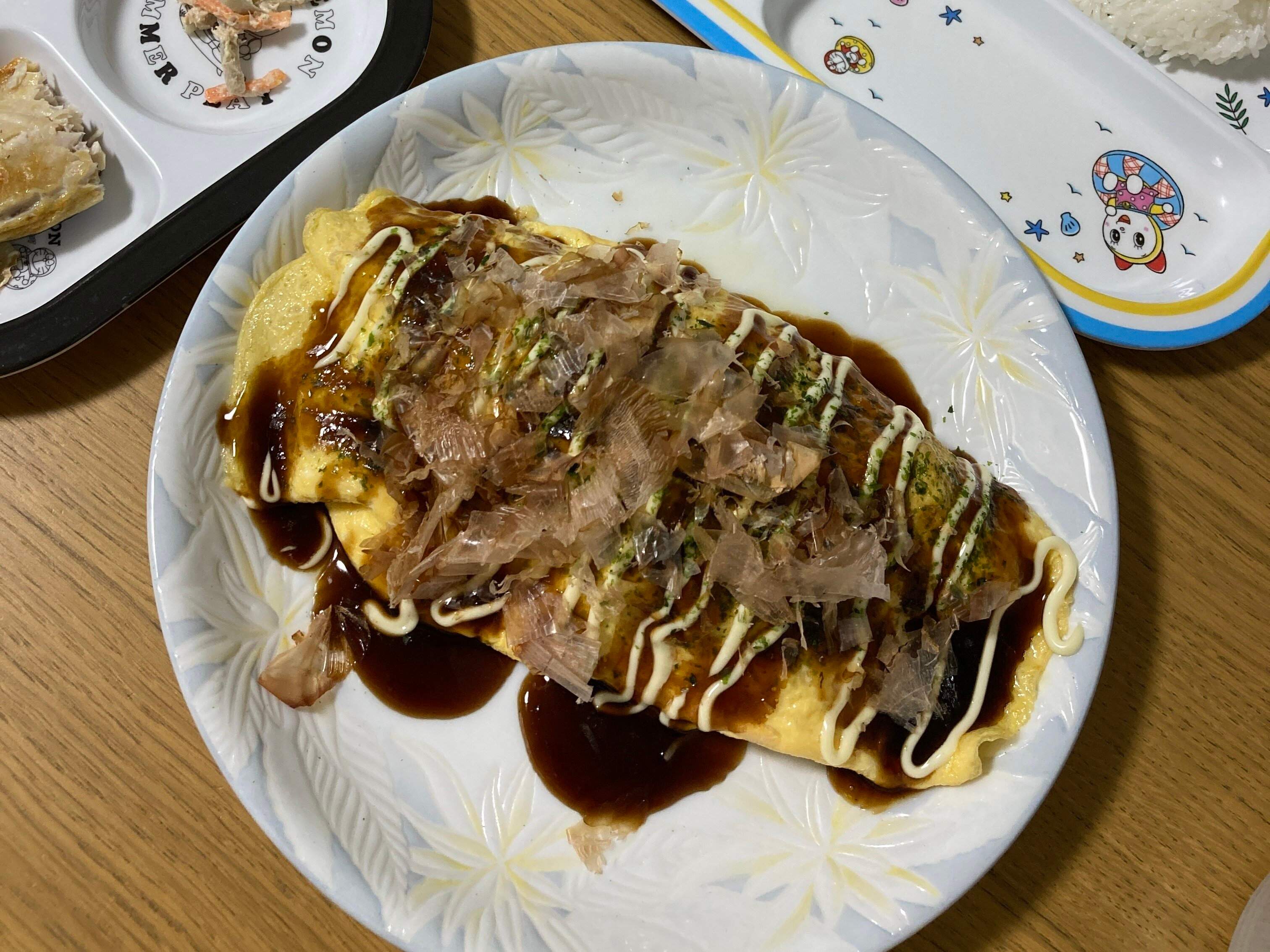お皿にのったとんぺい焼き