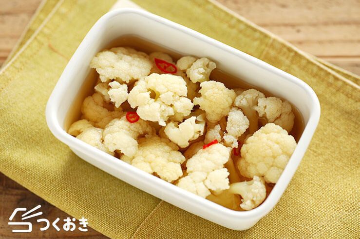 カリフラワーの和風ピクルス