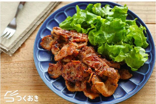 豚肉のガーリック醤油ソテー