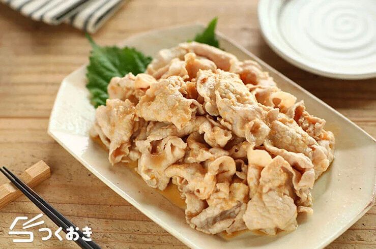 豚しゃぶ酢みそだれ