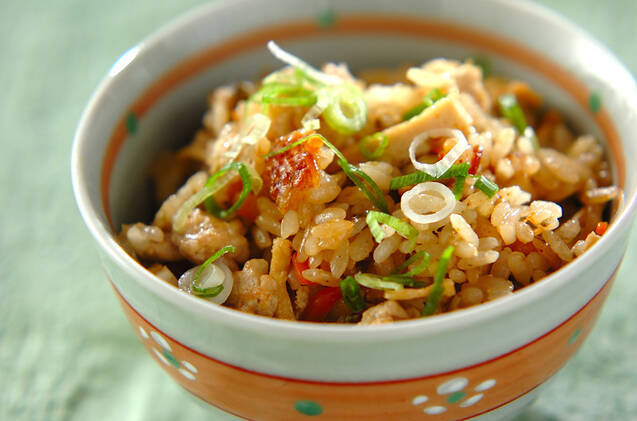 フキノトウの炊き込みご飯