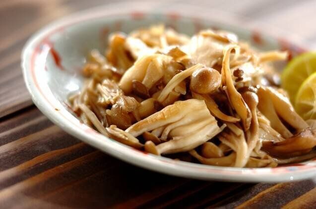 ポン酢を使ったバターの無限キノコ