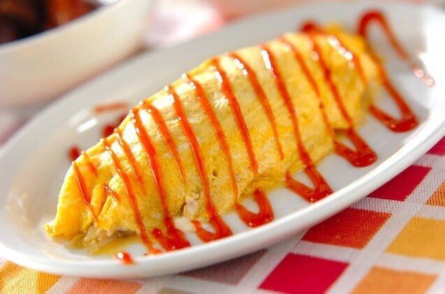 モヤシのオムレツ