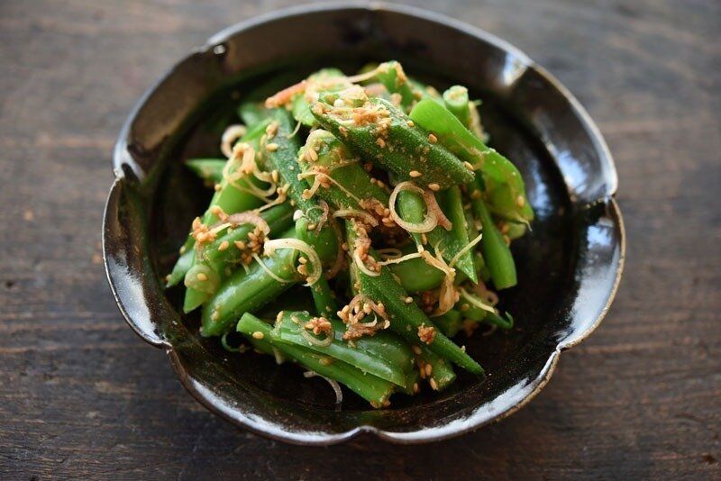 ピーマン入りごま和え