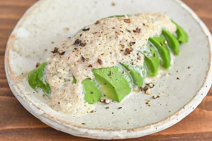 レンジで簡単♪アンチョビクリームがけ